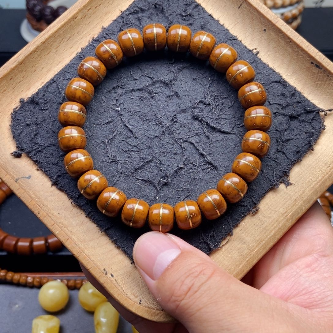紫金鼠手串11mm精品一线天