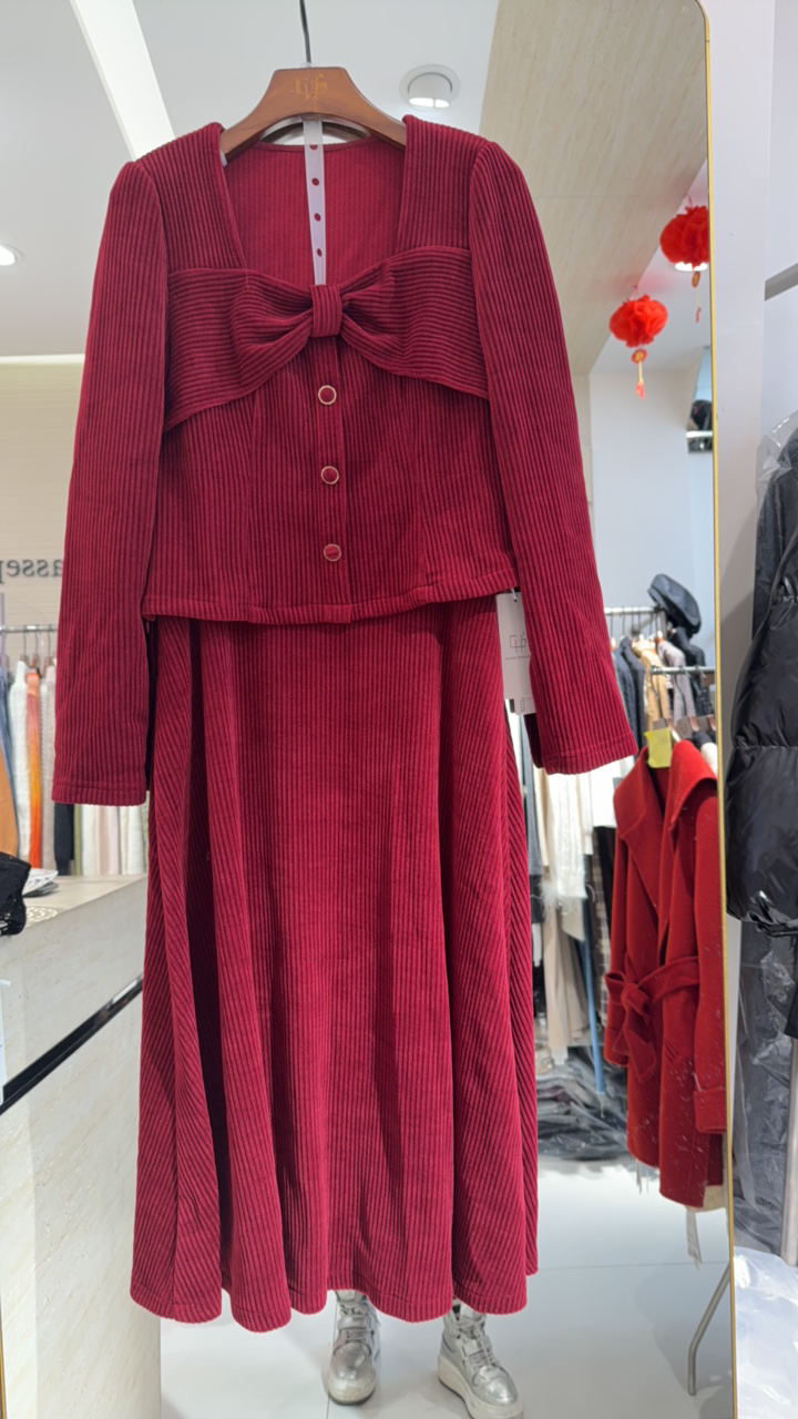 小香风套装裙女春秋高级感气质名媛洋气减龄两件套