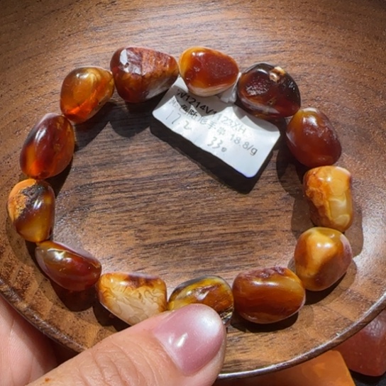 定制琥珀未镶嵌专属定制