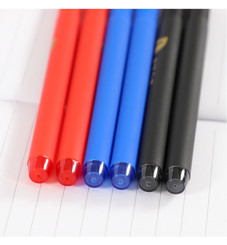 全针管蓝色速干中性笔 0.5mm学生考试笔商务签字水笔学生文具 