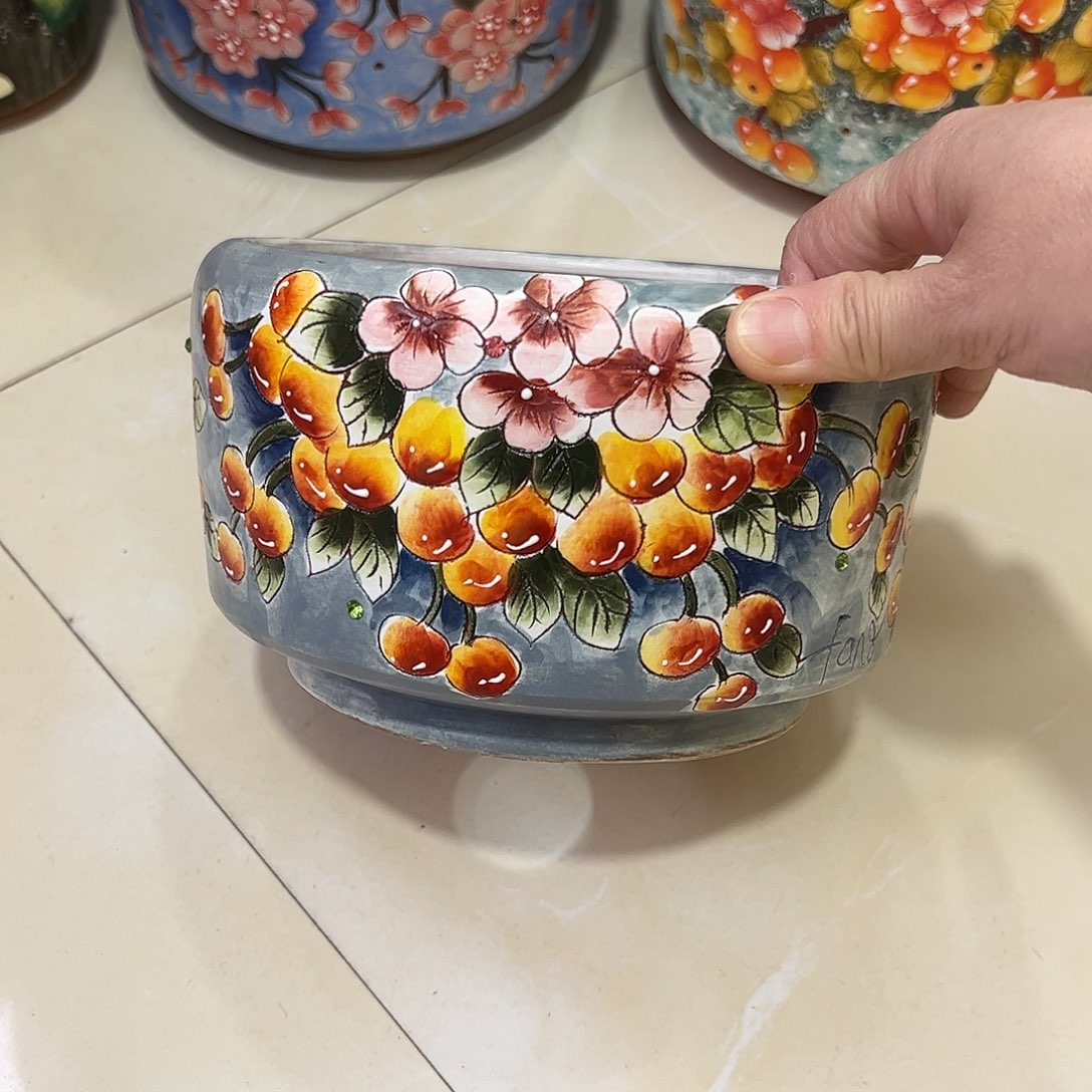 景德镇陶瓷花盆景德镇陶瓷花盆