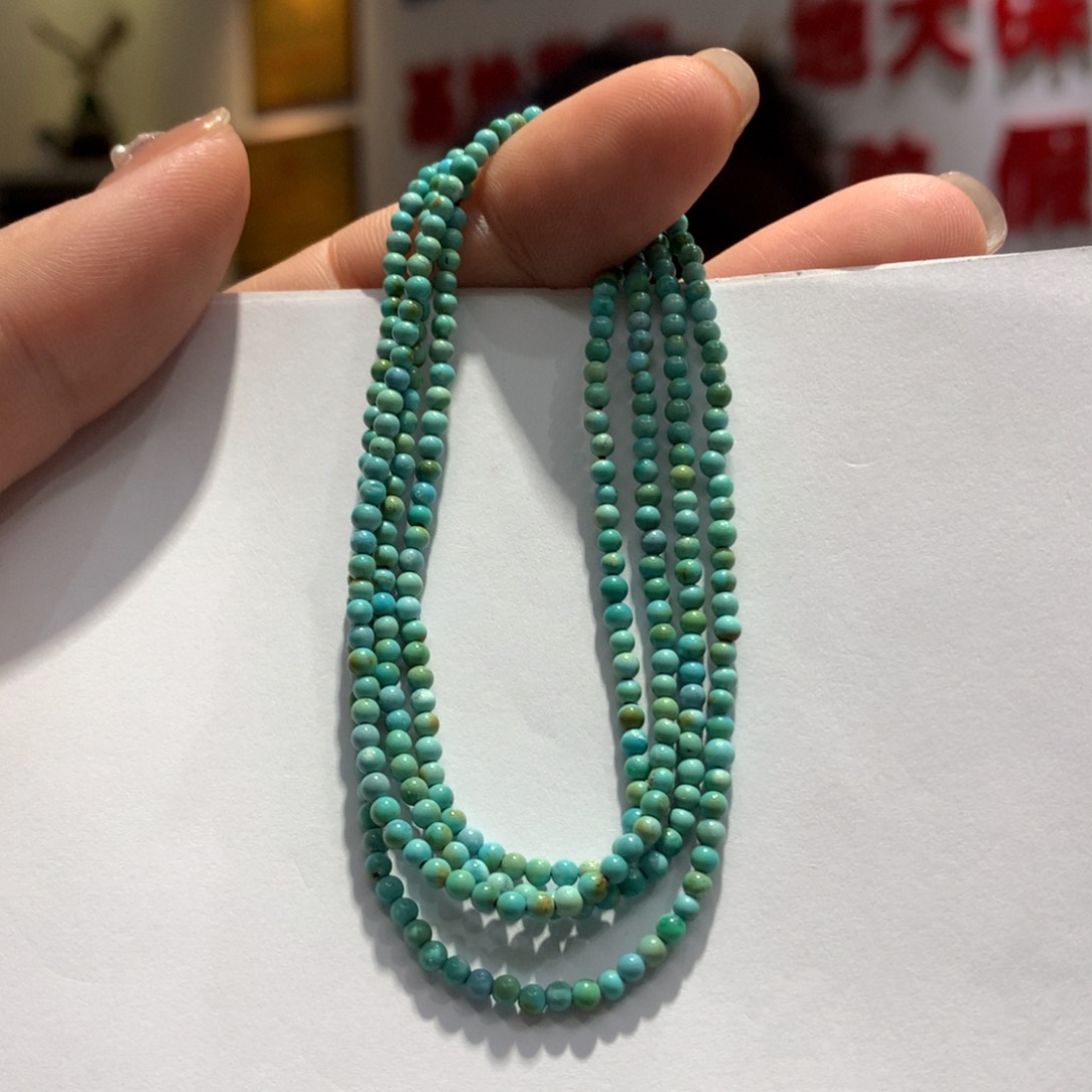 绿松石长链未镶嵌