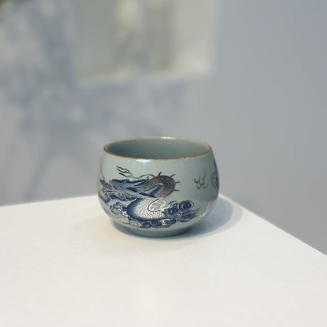 单杯-蓝汝银龙禅定主人杯@ZH346