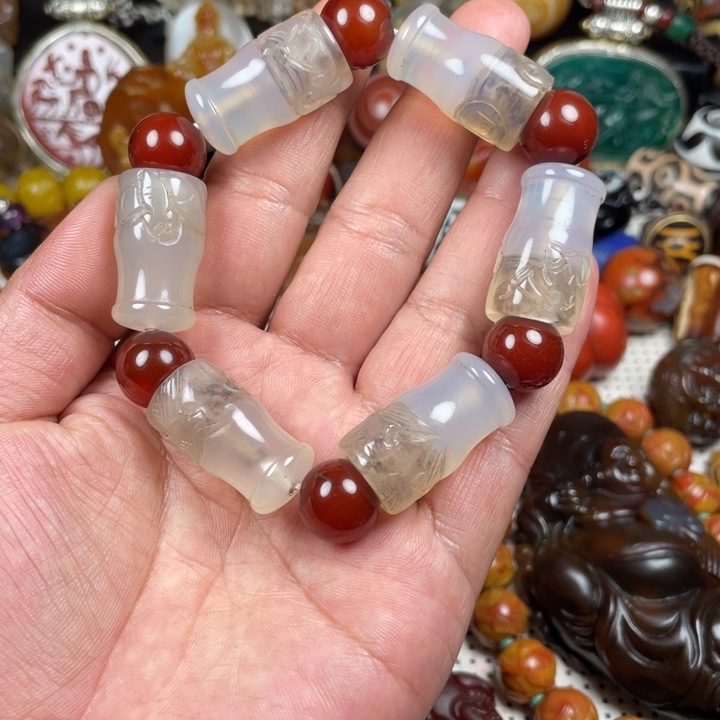 玛瑙/玉髓未镶嵌颈饰