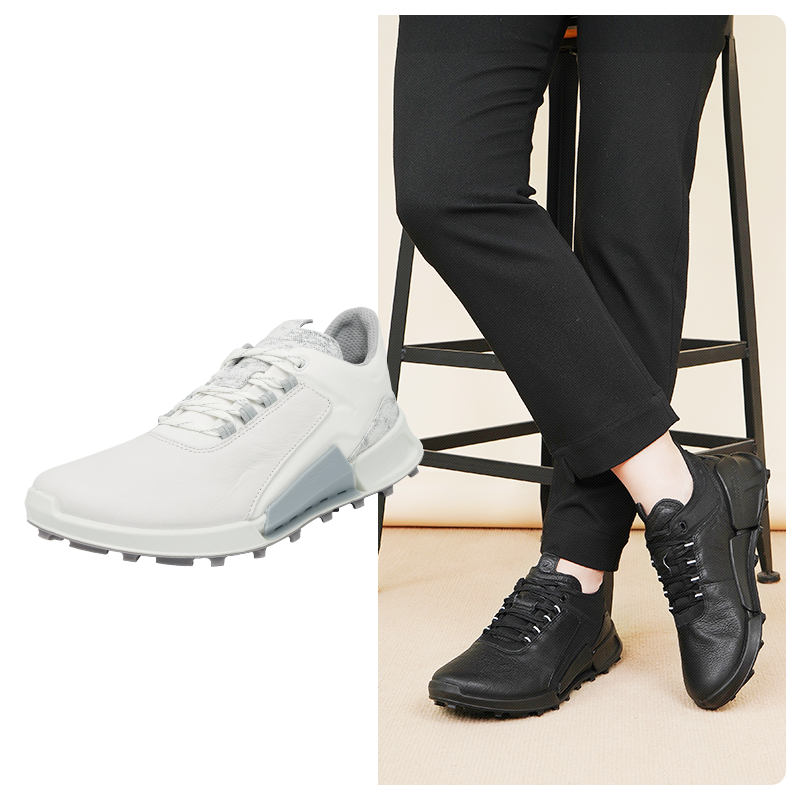 Ecco/爱步823904男鞋新款健步2.1牛皮越野运动休闲网红运动鞋