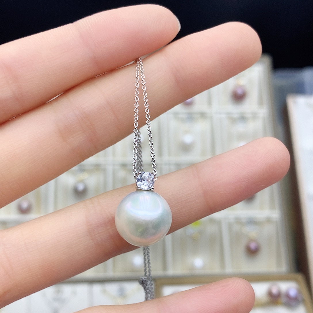 淡水珍珠颈饰合金