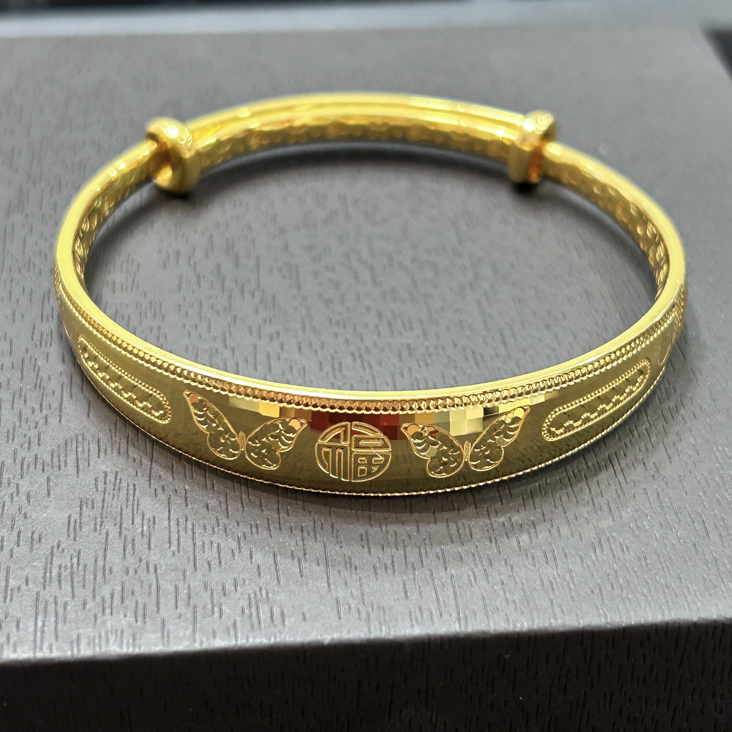 足银手镯 【销冠专享】足银福蝴蝶手镯YSZ451