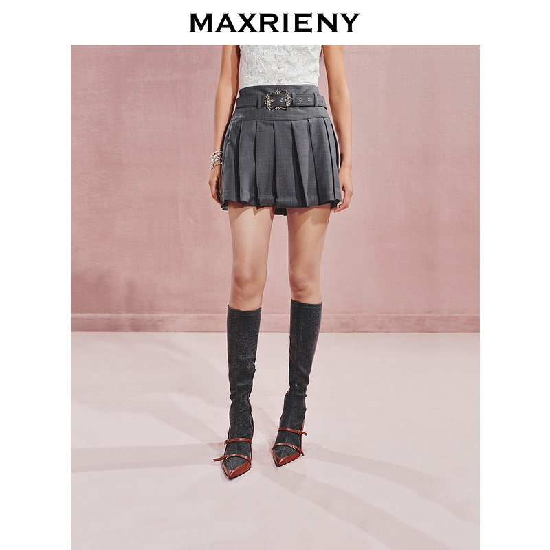 【初依专属】MAXRIENY【商场同款】精致氛围感秋半身裙