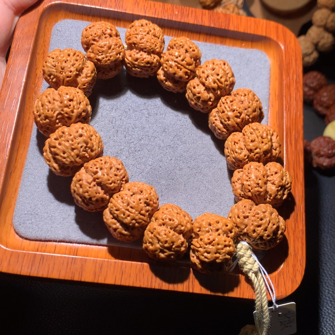 手串金刚菩提26踏天深沟梅花