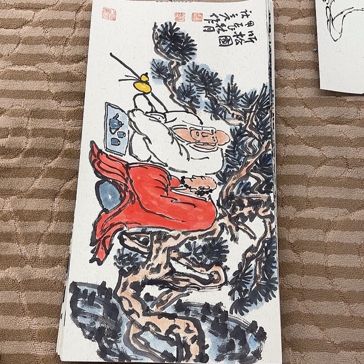 国画花鸟等多种鸟类和鸟类