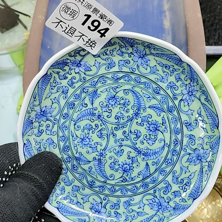 阿***人手工拉胚釉下彩绘画片