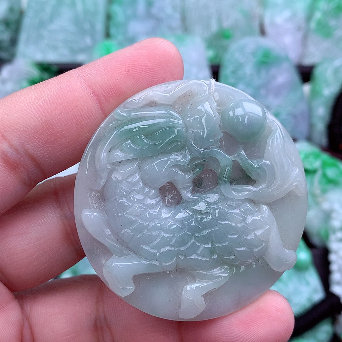 翡翠吊坠(不含链)未镶嵌