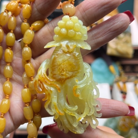 岫玉挂件未镶嵌挂件