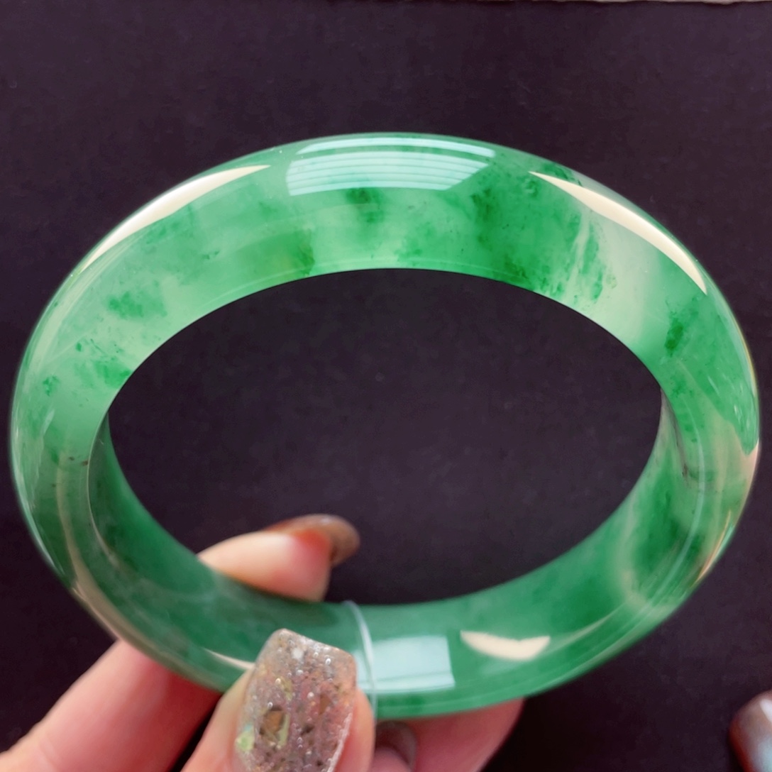 石英质玉未镶嵌手镯55-56