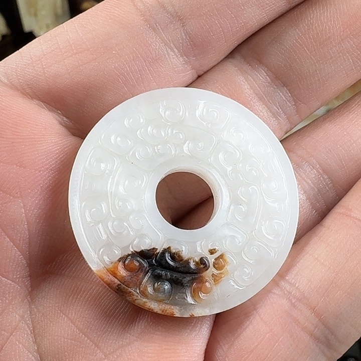 洪***流玛瑙/玉髓合金车挂