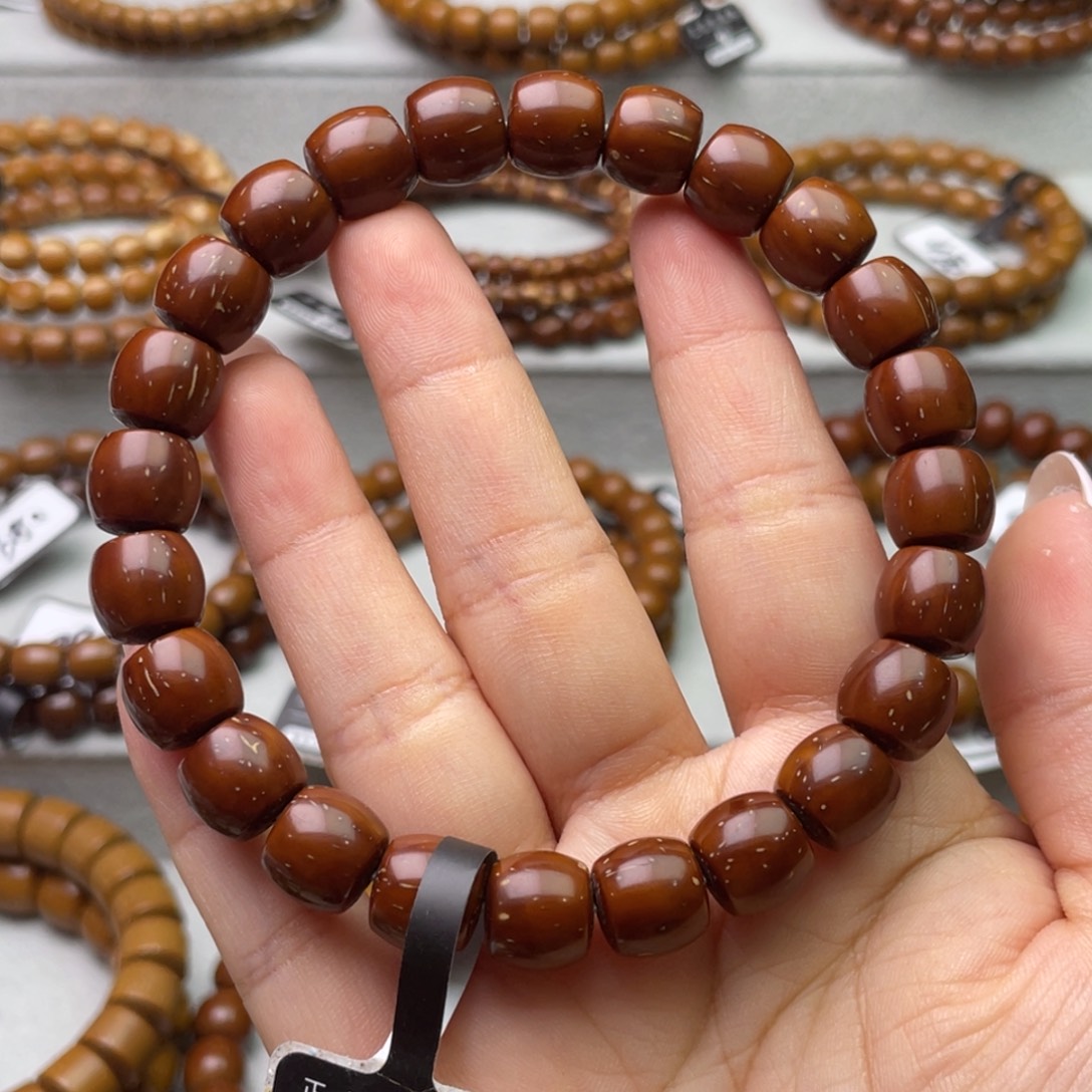 美***叔手串紫金鼠紫金鼠实心直切10.5