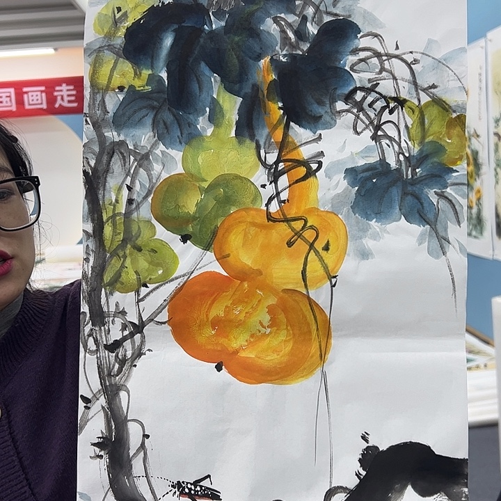 国画手绘国画作品