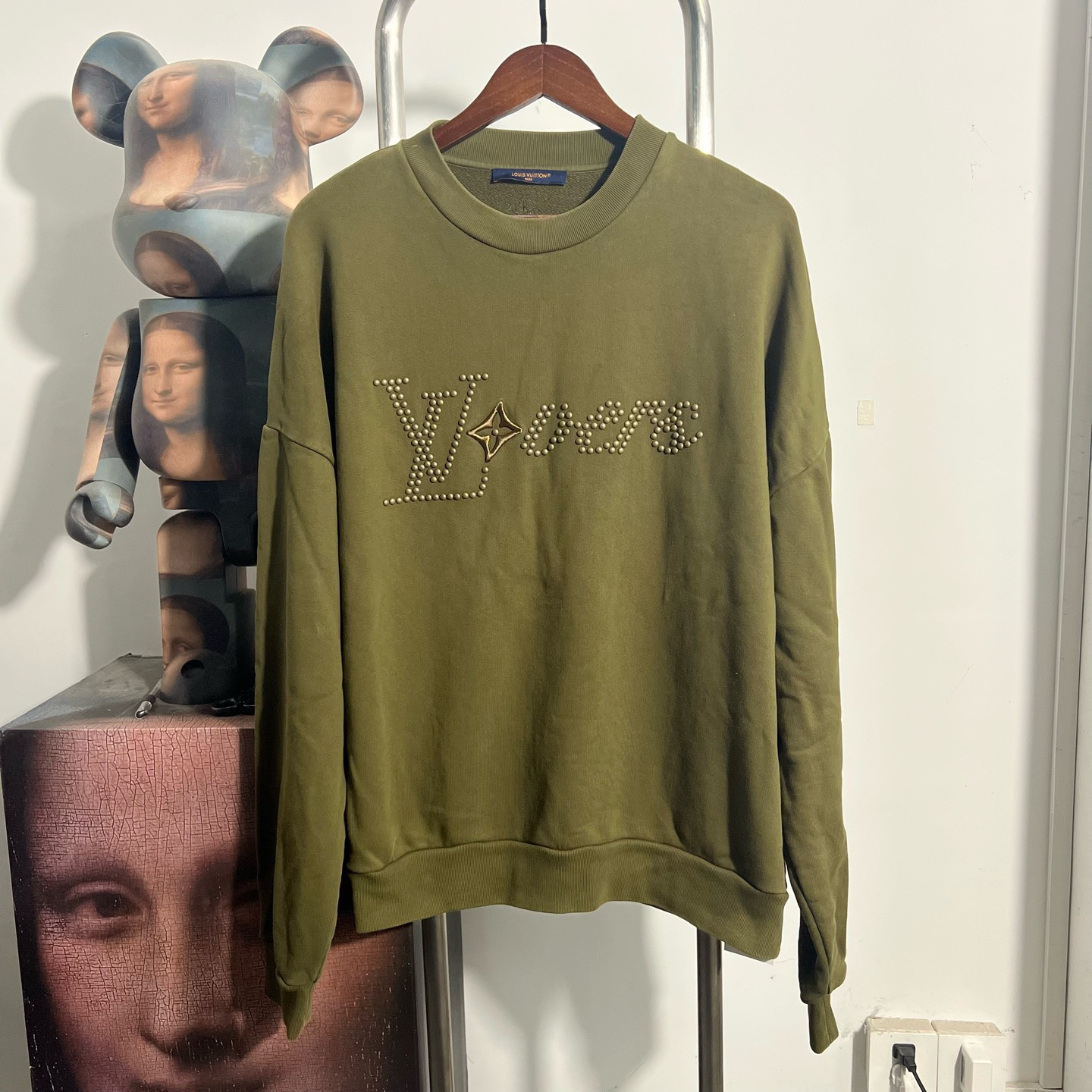 99新 LouisVuitton/路易威登 菲董串珠卫衣AA2302M 衣长69 胸围66