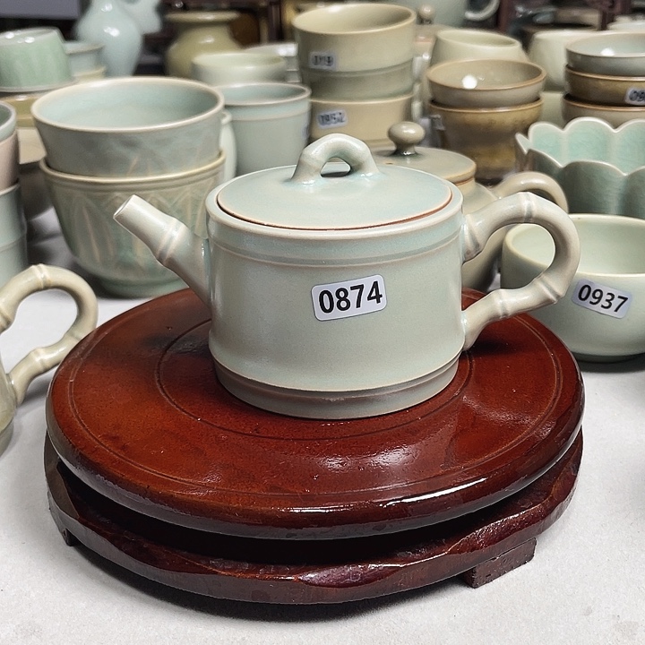 柴烧竹节壶微瑕222222