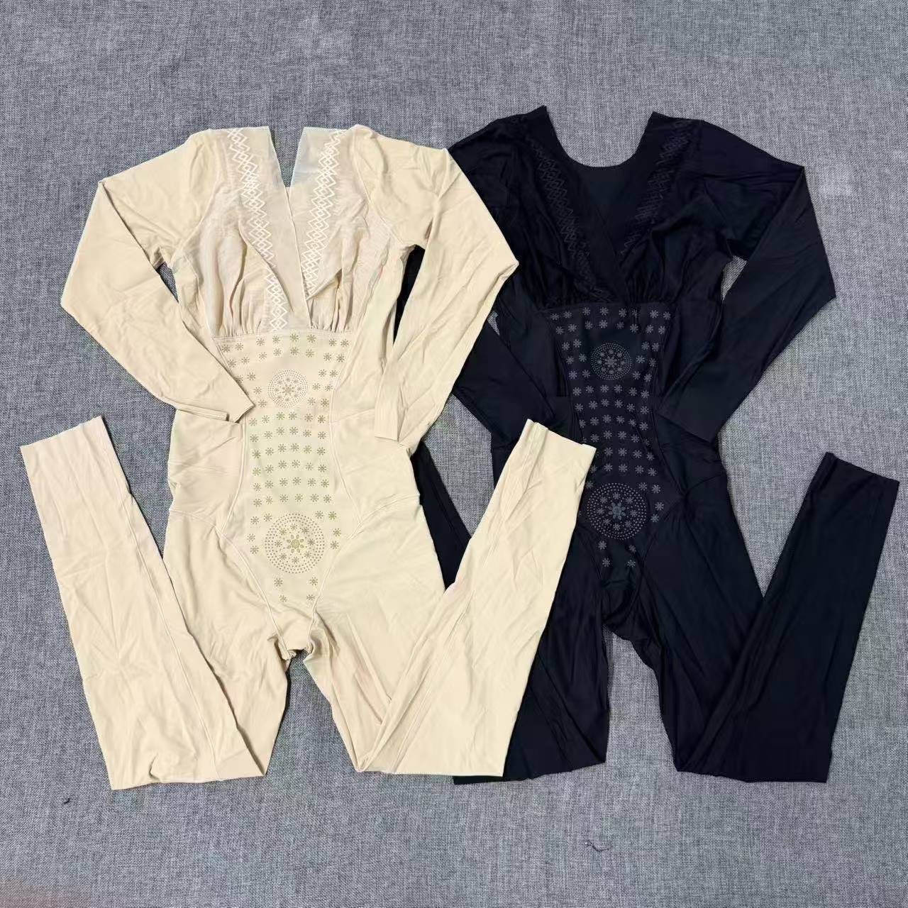 新款秋冬咖啡因连体塑身衣提臀收腹束腰修身美体后脱全身塑形衣女