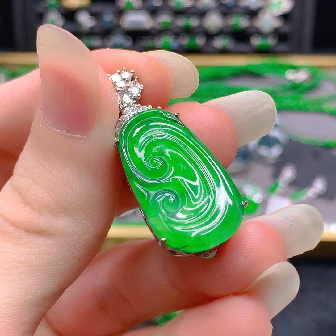 未镶嵌手链翡翠林*天然