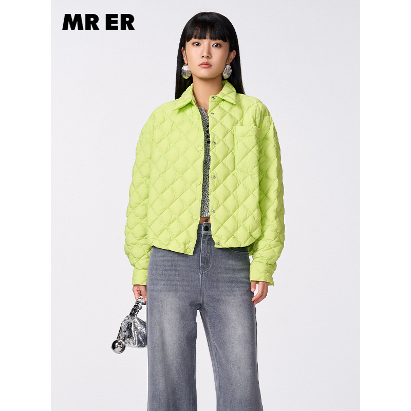 【达人专享】冬季轻薄羽绒服短款宽松外套R4D02363