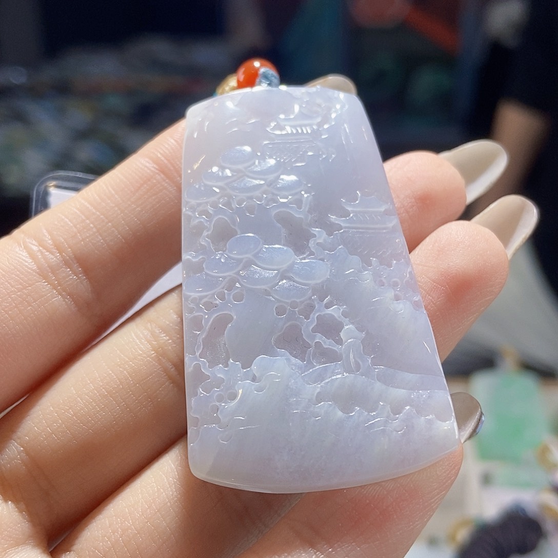 颈饰未镶嵌翡翠翡翠