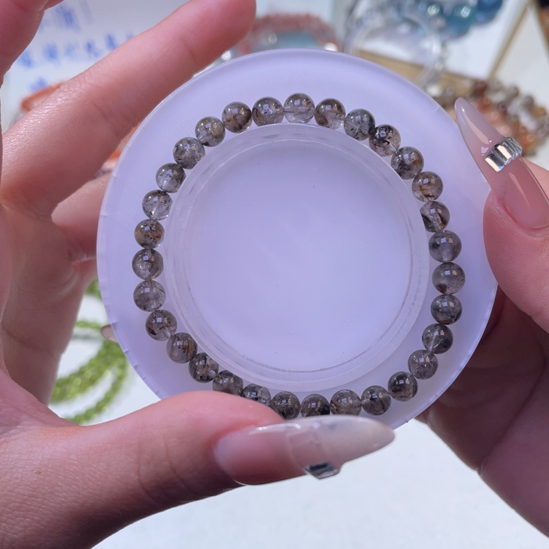 未镶嵌手链水晶满矿闪灵钻6mm