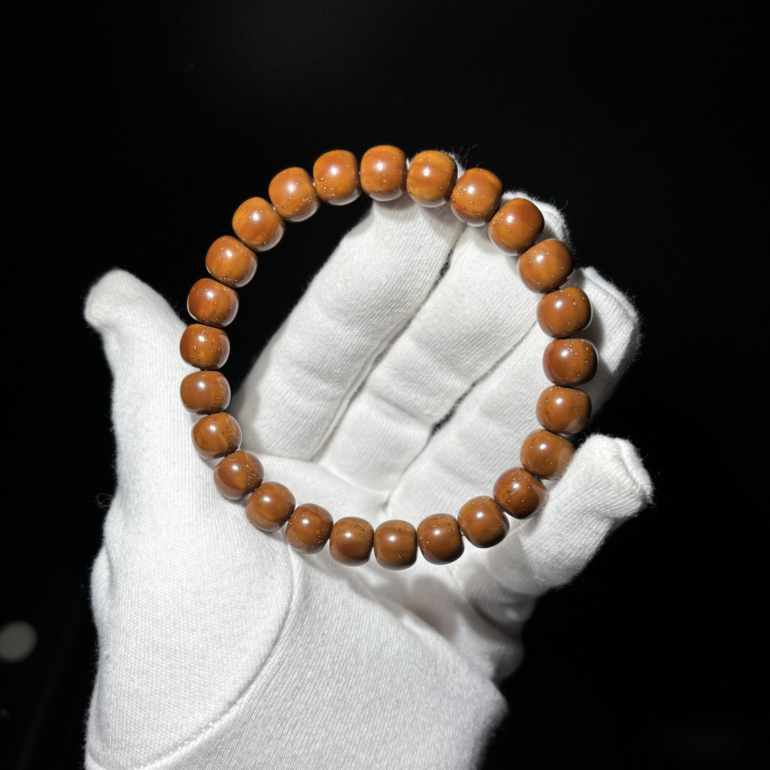 【教授出品】毕业级紫金鼠实心鼠单圈老型手串