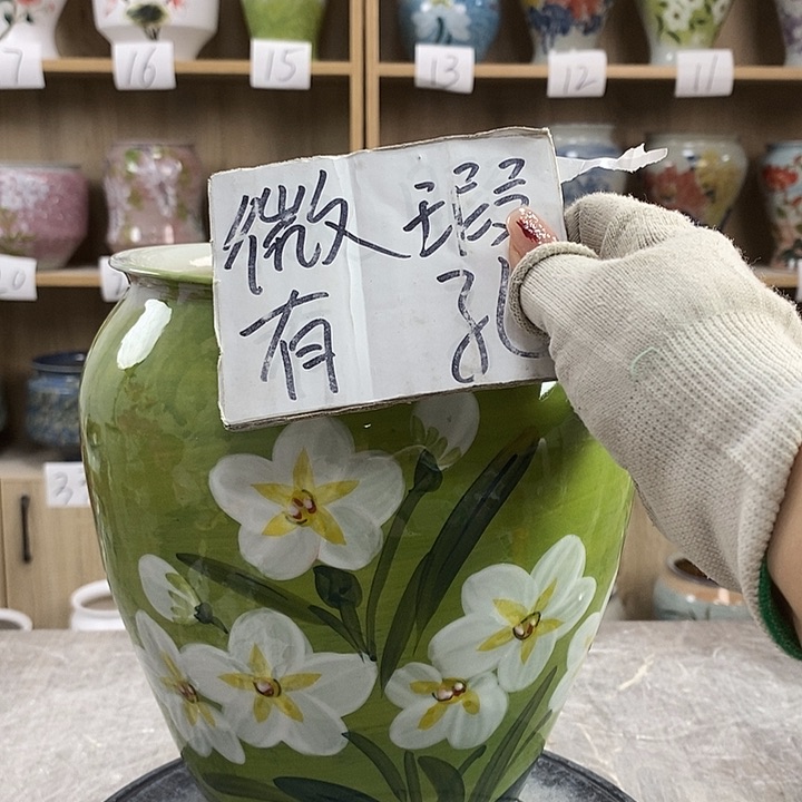 缸13xc景德镇陶瓷花盆