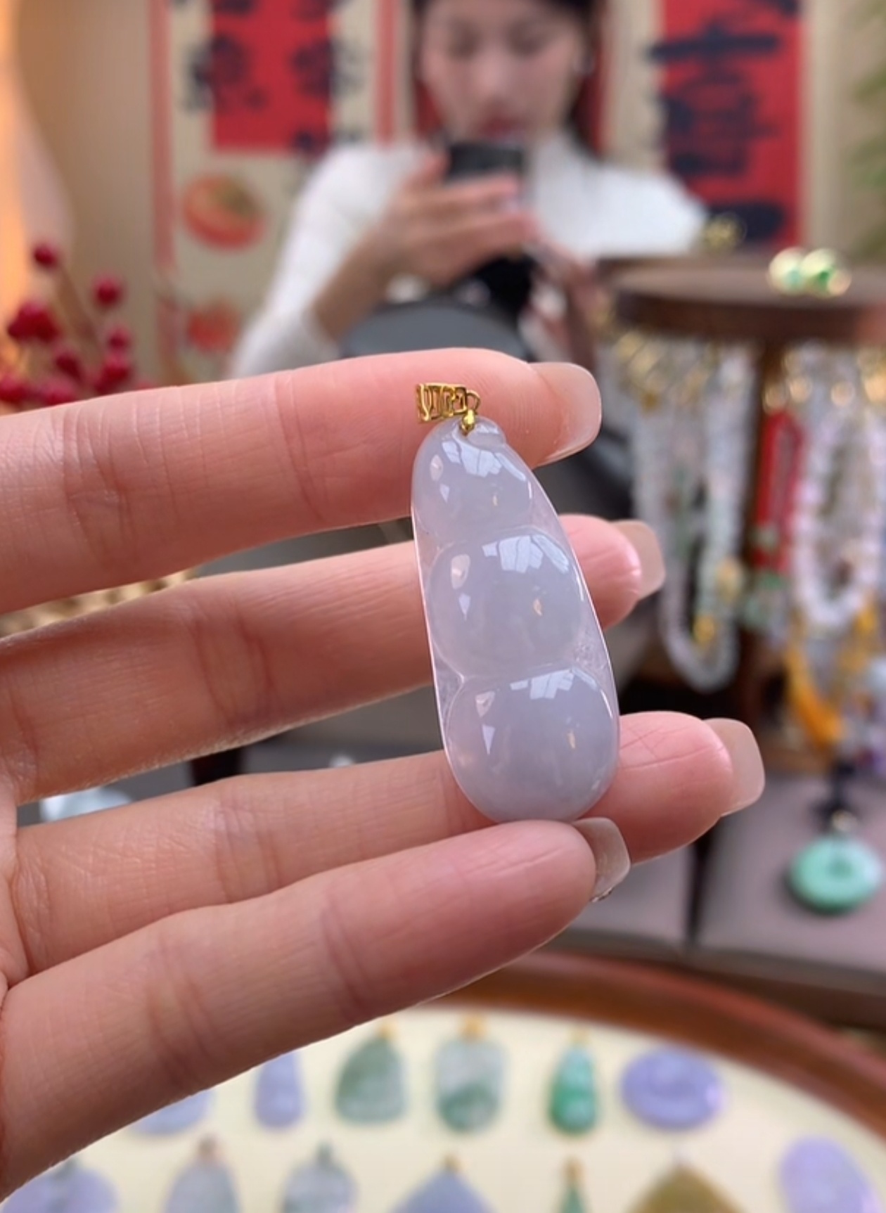 天然缅甸A货吊坠