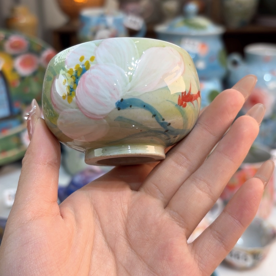 景德镇手绘高温釉下彩陶瓷茶具