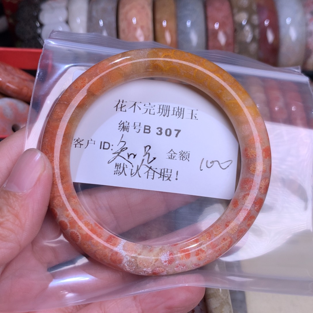 硅化玉颈饰未镶嵌知****安