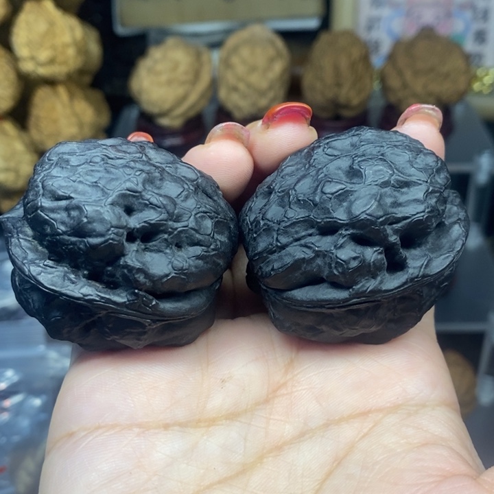 文玩核桃吊坠51金蟾疙瘩包地闷