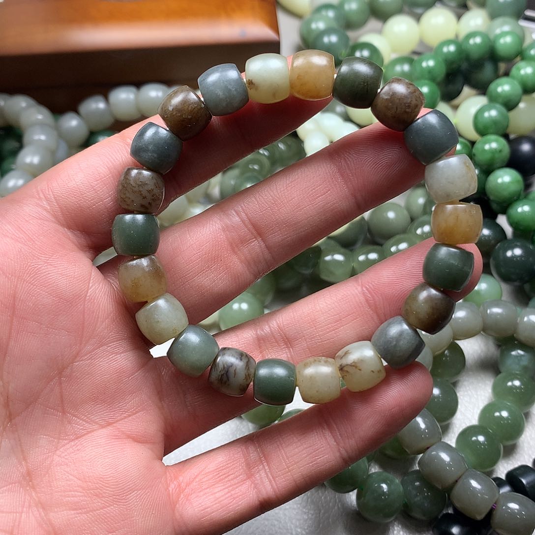 和田玉手链未镶嵌