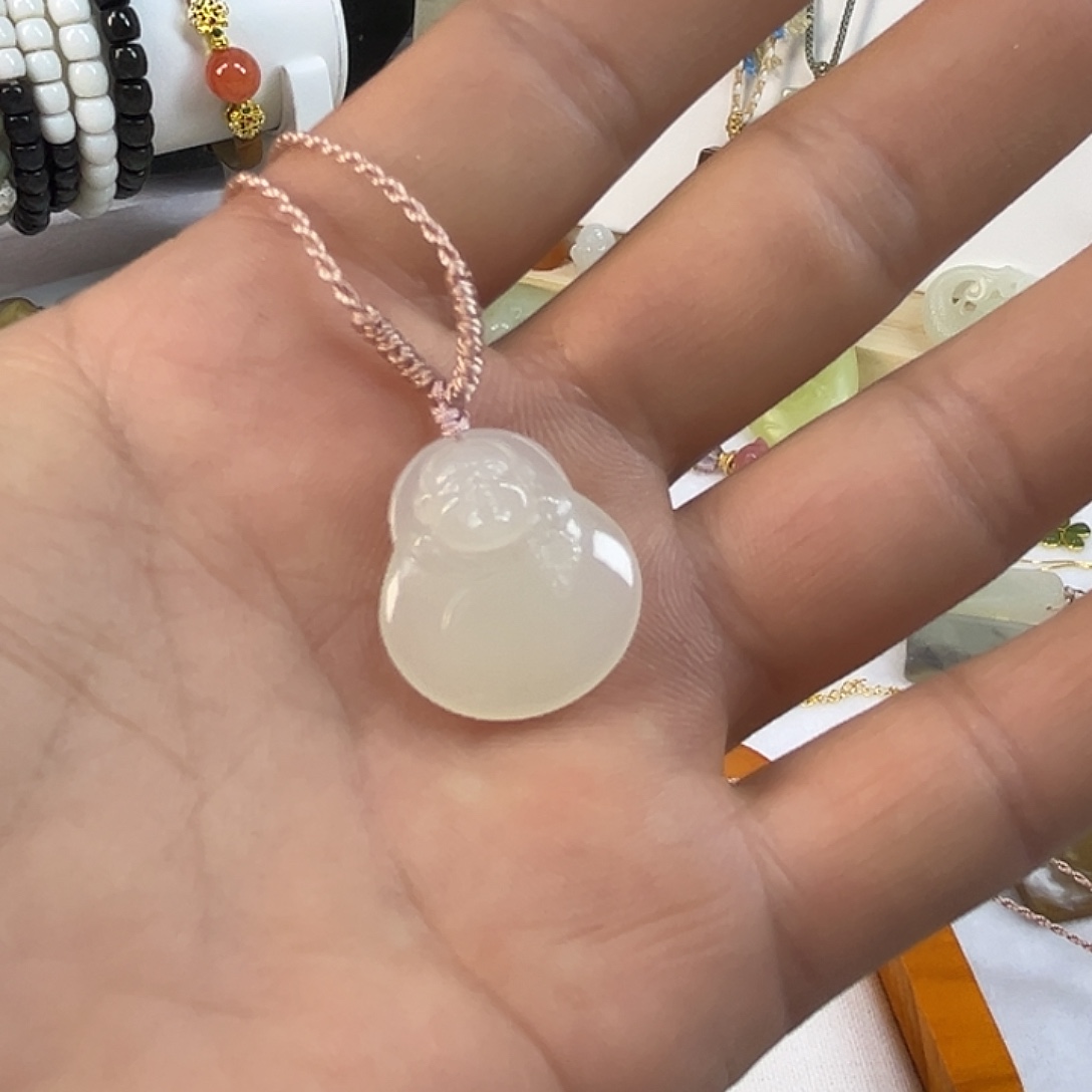 和田玉（糖玉）未镶嵌车挂