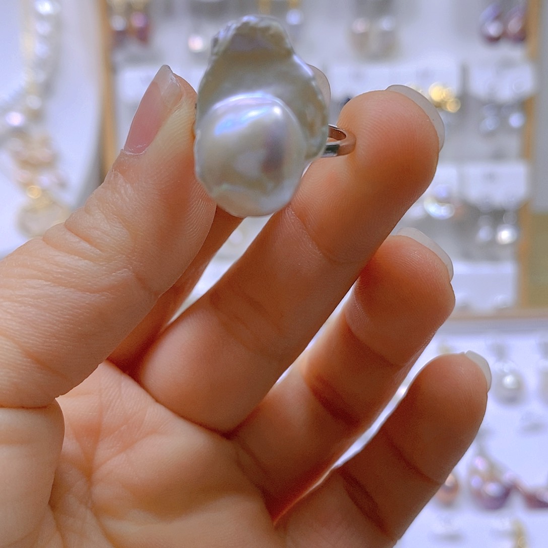 淡水珍珠颈饰合金