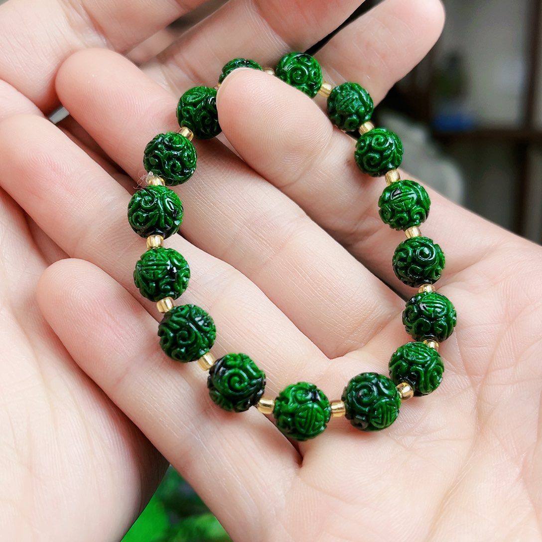 翡翠手链未镶嵌手链