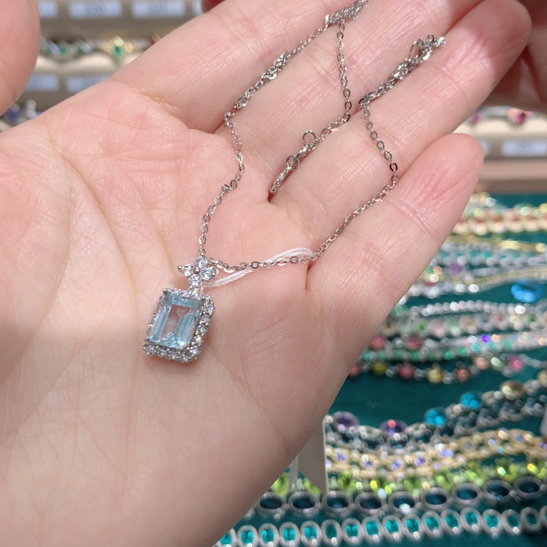 托帕石银S925镶嵌戒指