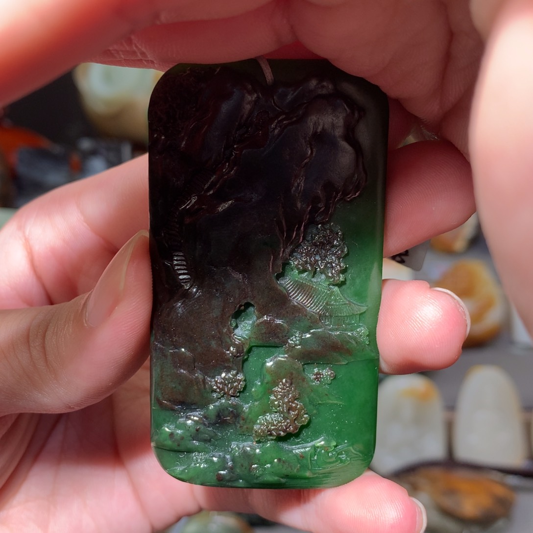 和田玉吊坠未镶嵌