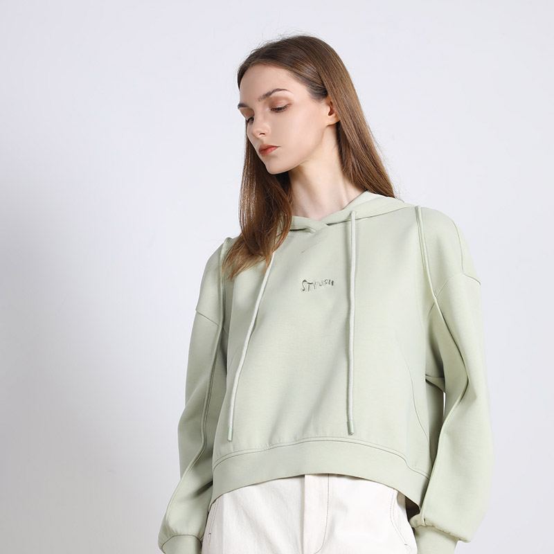 Jane express/简表达25年春卫衣女款长袖时尚休闲连帽宽松CWY5001