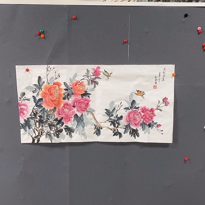 国画赵家爱50.100手绘画芯