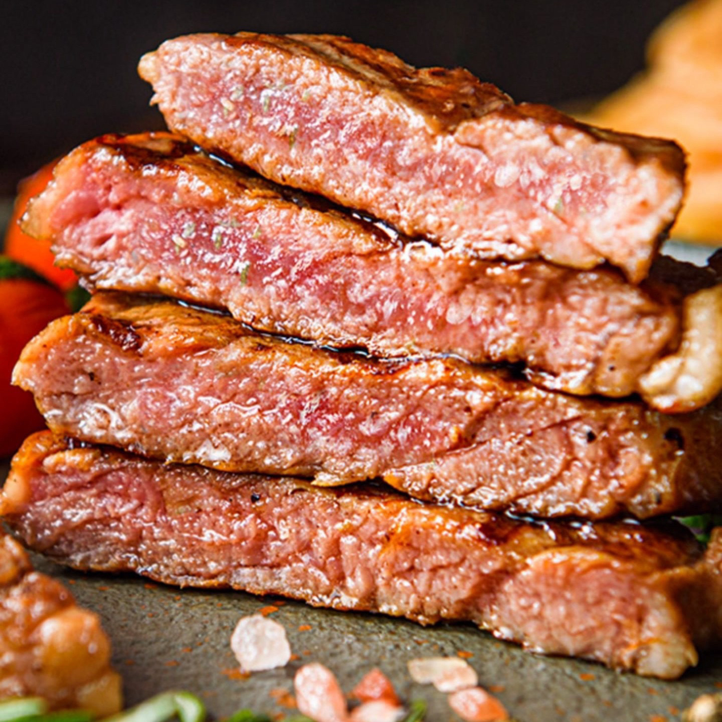 整切眼肉调理牛排1000g/包 到手7片 送刀叉酱料