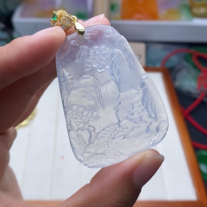 翡翠未镶嵌颈饰282手串