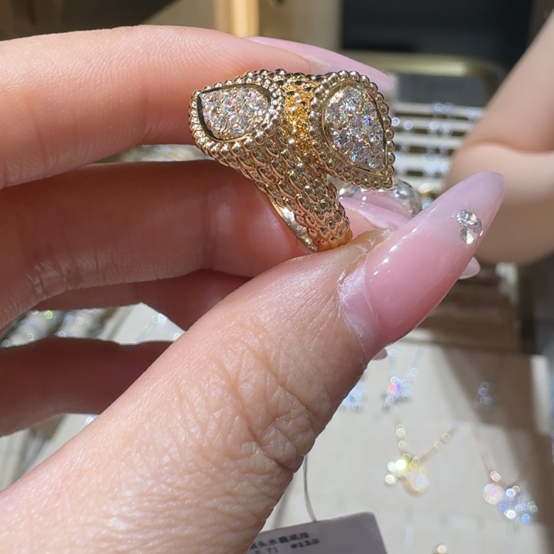 戒指/指环钻石18K金镶嵌
