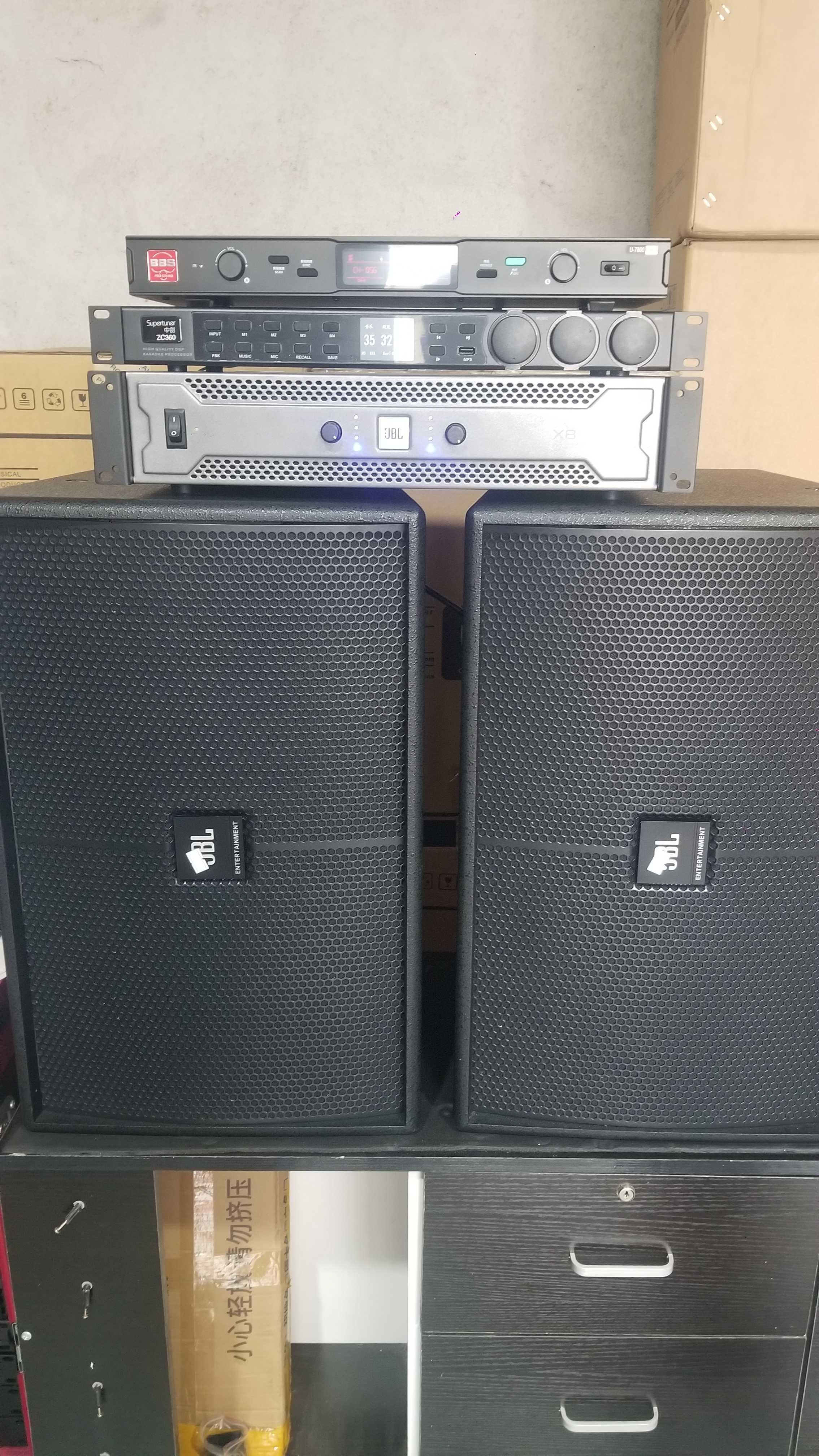 勾B L 2012G2+T7功放+易K前级+话筒，不包邮