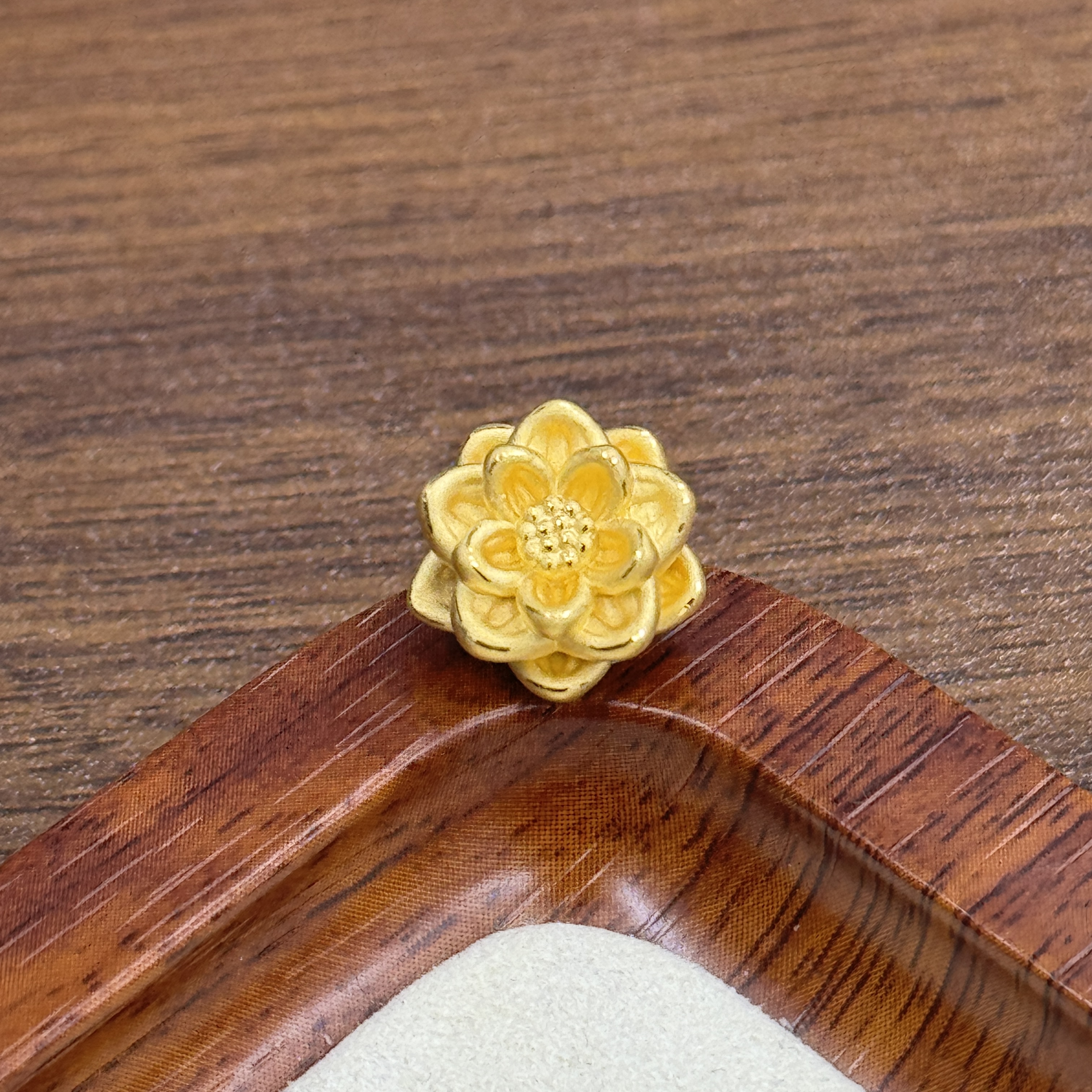 顺鑫黄金足金999加厚13m莲花DP2279-0930