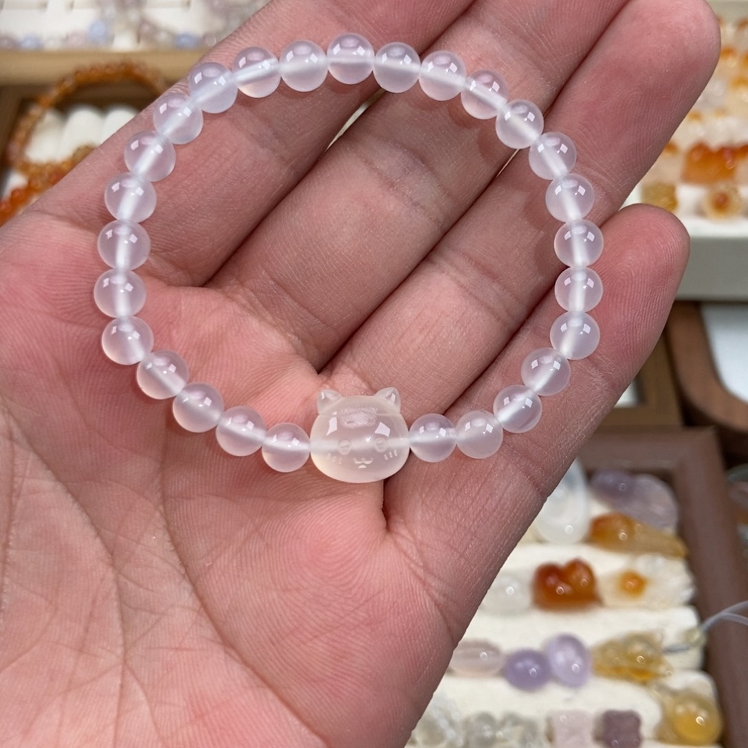 玛瑙/玉髓未镶嵌手链M3