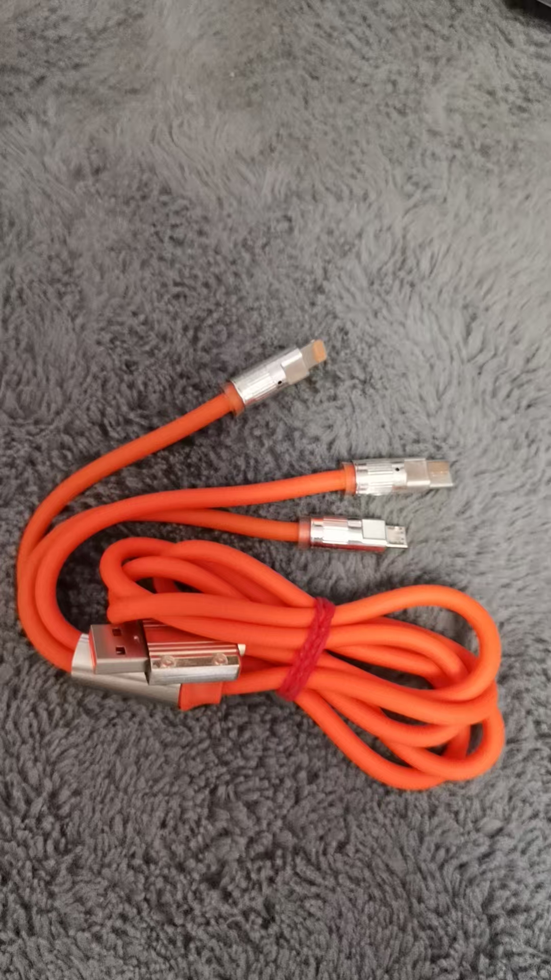 准新品  三合一100W超级快充手机充电线