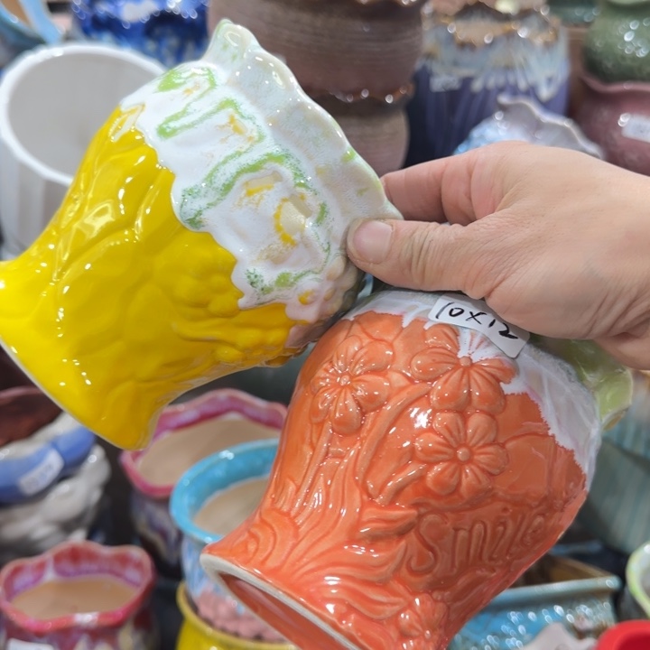 凑9块包邮，有孔，多肉绿植花盆